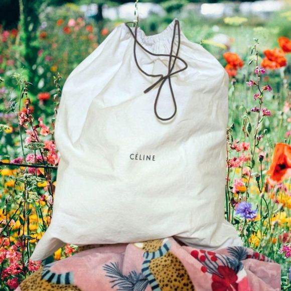 Celine Jumbo 100% Cotton Drawstring Dustbag - Picture 1 of 16